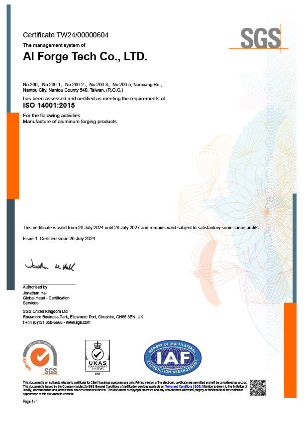 ISO 14001 Certification